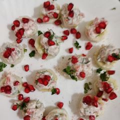 A picture of Healthy cucumber bites.