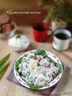 Foto resep KLEPON warna-warni