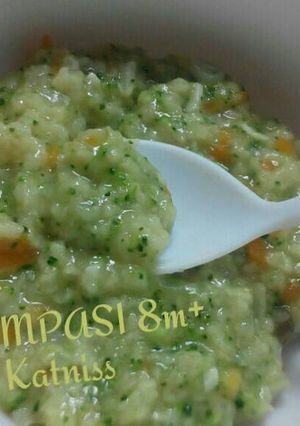 Foto resep Nasi Kaldu Brokoli Wortel (MPASI 8m+)