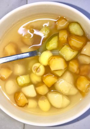 Hình của món Chè củ năng Thái.