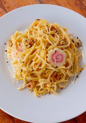 Foto resep 🍥 Japanese Miso Carbonara🍥⁣