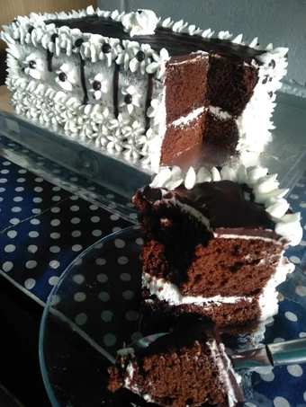 Langkah Gampang Membuat Resep  Sponge Cake Coklat Basic Kue Tart yang Bisa Manjain Lidah, Menggugah Selera