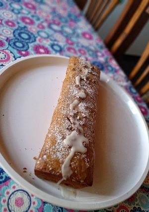 Una foto de Budín integral de naranja