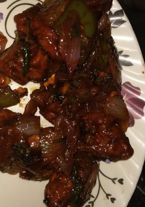 A picture of Chicken chilli.