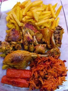 عکسی از دستور مرغ آبلیمویی سرخ شده