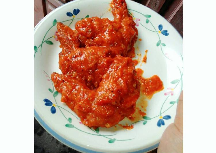 Resep Sayap pedas🌋🌋🌋🔥🔥🔥🔥 yang enak Untuk Jualan