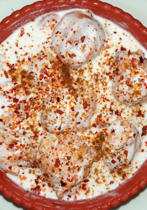 A picture of Dahi phulki.