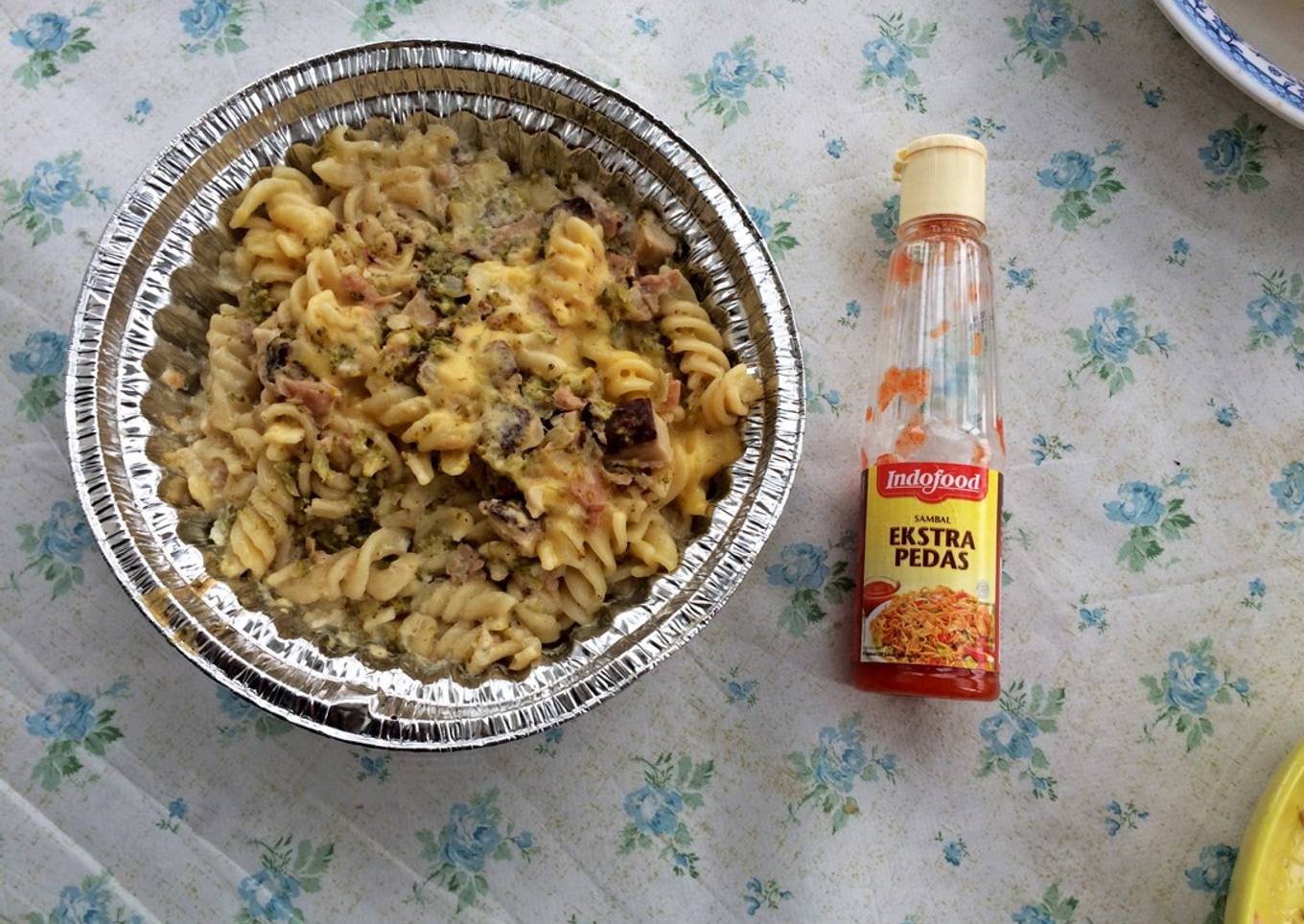 Makaroni Fusilli Skutel Kukus Brokoli