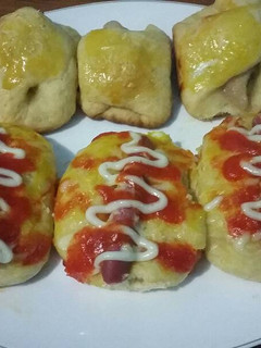 Foto resep Roti Sosis dan Pisang