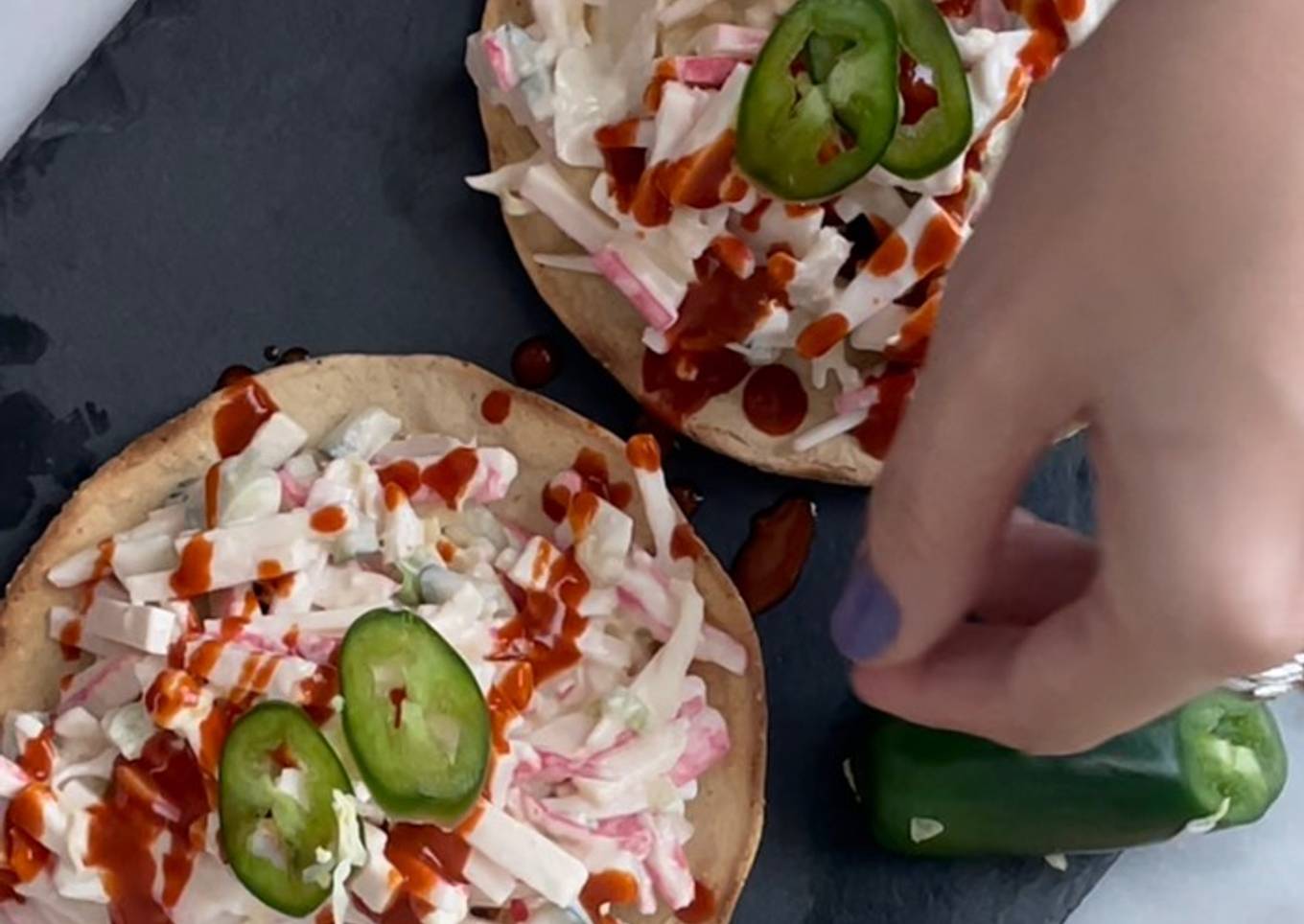 Tostadas de surimi