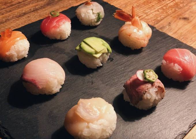 How to make easy temari sushi(sushi ball)