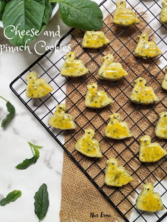 Foto resep Kukis Bayam dan Keju