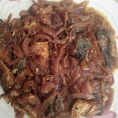 A picture of Peppered iced fish.