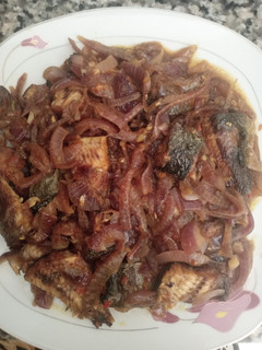 A picture of Peppered iced fish.