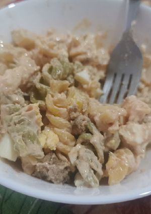 Una foto de Ensalada de espirales