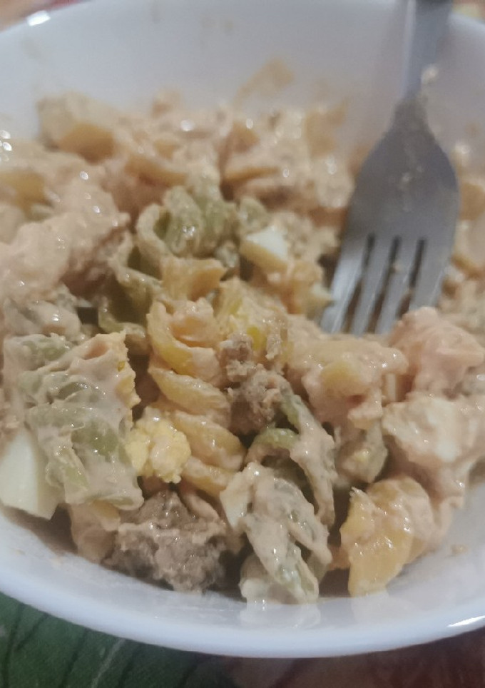 Una foto de Ensalada de espirales
