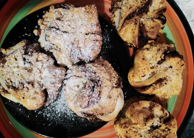 Muffin sfoglia alla Nutella