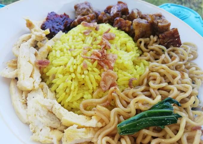 Resep Nasi kuning rice cooker/magicom yang Bikin Ngiler