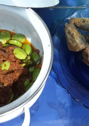 Foto resep Sambel pete pindang goreng