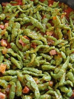 Foto di Spatzle con le spinaci