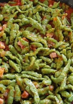 Foto di Spatzle con le spinaci