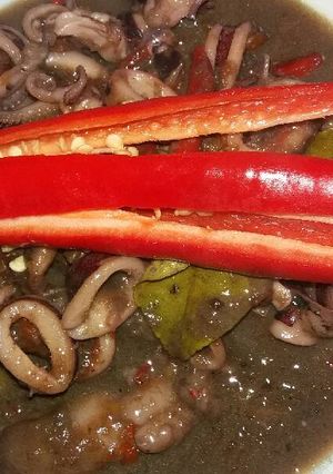 Foto resep Cumi pedes asem manis