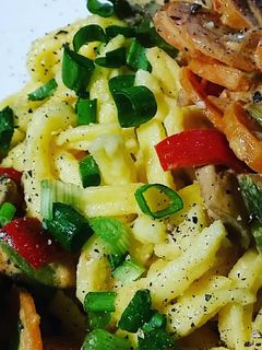 Vegetarische Gemüse Spätzle Pfanne Rezepthauptbild