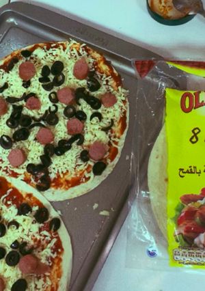 صورة لوصفة بيتزا سهلة التحضير