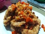 Udang Goreng Tepung dengan Sambal Korek