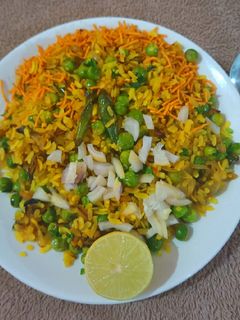 मटर वाले पोहे (Matar wale pohe recipe in Hindi) रेसिपी मुख्य फोटो
