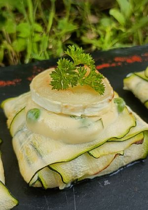 Une photo de 🌸 Brique Ricotta Courgettes Chèvre
