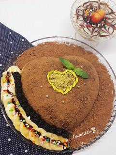 عکسی از دستور دسر زبرا مخملی (Dessert)😍