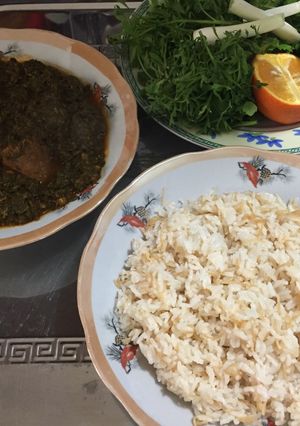صورة لوصفة مرقة السبانخ