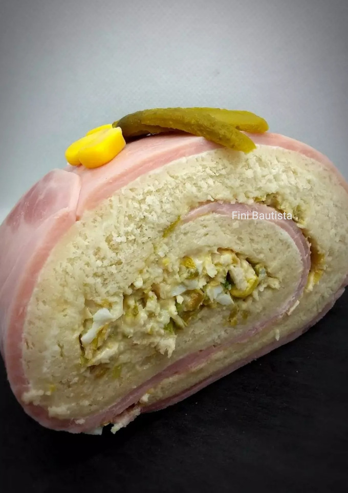 Una foto de Rollo de pollo y pan de molde