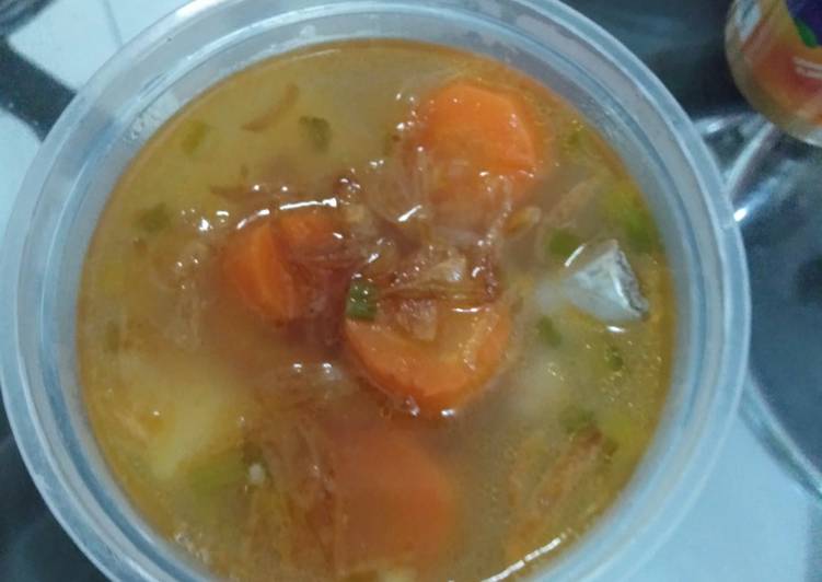 Resep Soup kentang wortel Anti Gagal