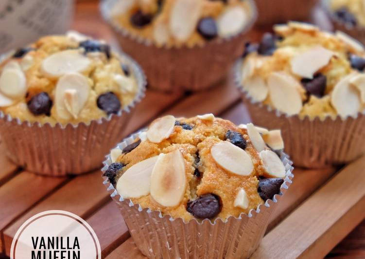 Resep Vanilla chocochip muffin yang Lezat Sekali