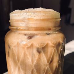 A picture of Frothy coffee.