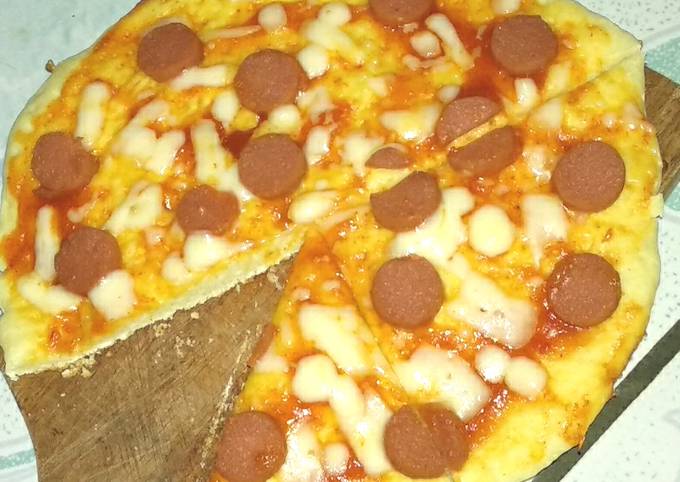 Pizza teflon (tanpa oven)