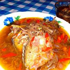 รูปของ Masak Asam ikan asin