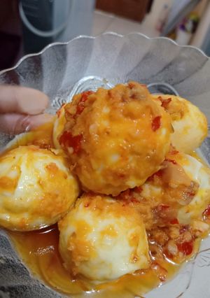 Foto resep Telur bulat balado