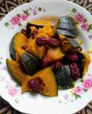 紅棗蒸南瓜（家常菜）（清冰箱料理）（便當菜）（素食料理）