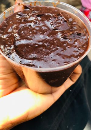 A picture of Home made chocolate.
