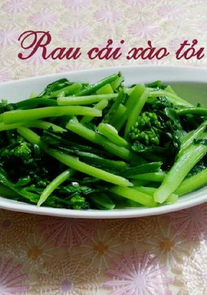Hình của món Rau Cải Xào Tỏi.