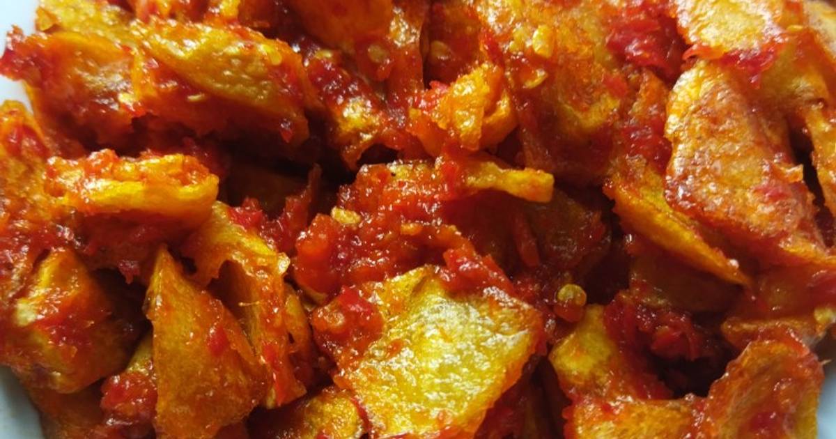 Resep Balado Kering Kentang Tipis Oleh Farhah - Cookpad