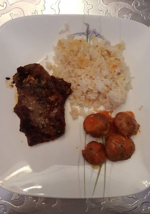 Una foto de Sobrebarriga al horno con papa chorreada