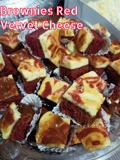 Gambar Brownies Red Velvet Cheese