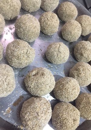 Una foto de Albóndigas de lenteja sin huevo