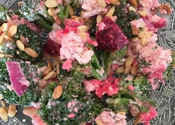 Easiest Way to Prepare Appetizing Broccoli salad in curd dressing