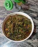 Vegetable egusi soup