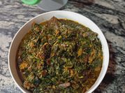 A picture of vegetable egusi